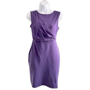 SUSANA MÓNACO Purple Tank Body-con Mini Dress Size S.